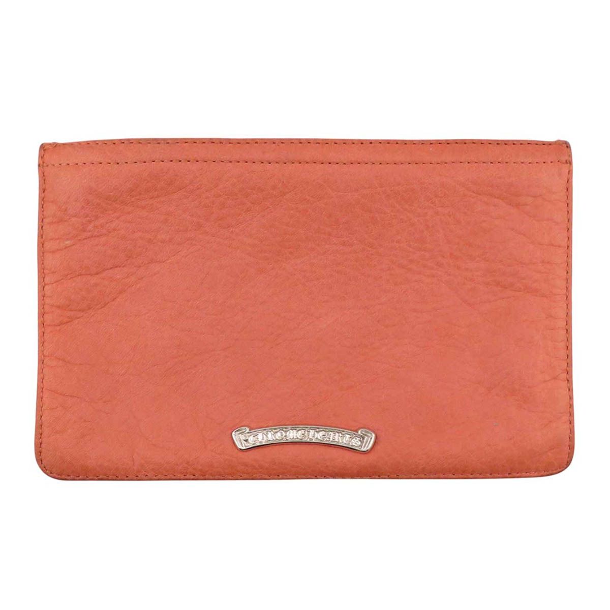 クロムハーツ 2 ダガージップ コインケース レザー シルバー ユニセックス サーモンピンク CHROME HEARTS アパレル 小物