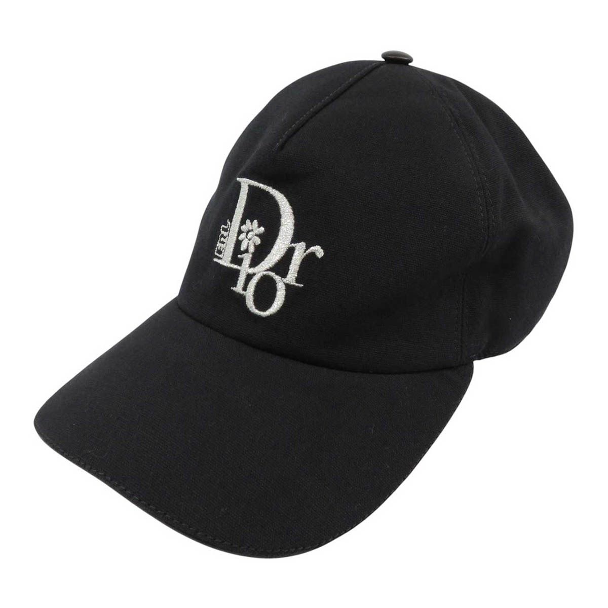 ディオール ロゴ エンブロイダリー キャップ ディオールオム ユニセックス ブラック Dior アパレル 小物