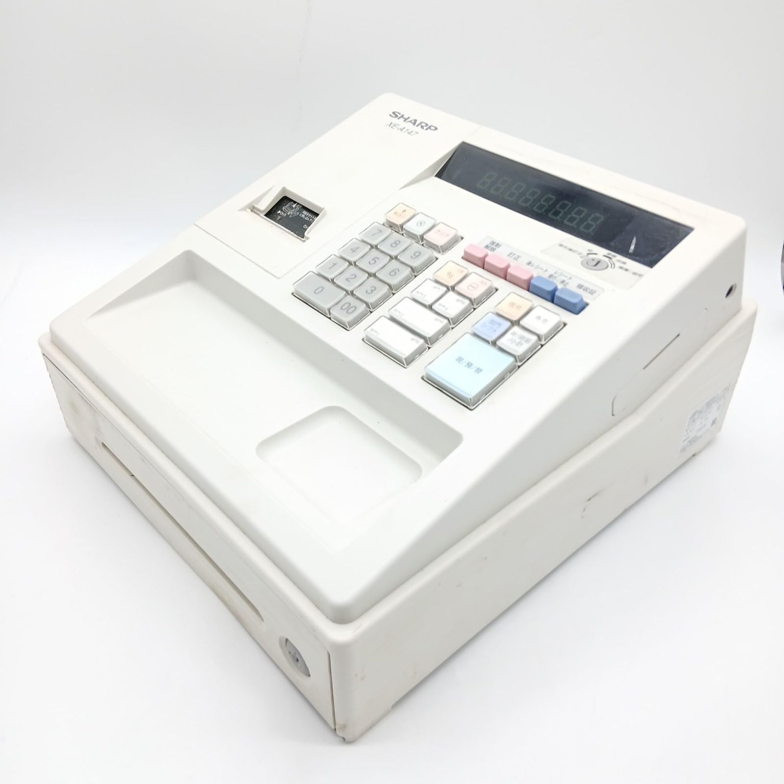 No.4257 シャープ 電子レジスタ 8部門 ホワイト系 XE-A147-W