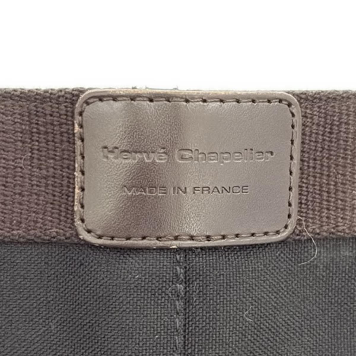 Herve Chapelier エルベシャプリエ トートバッグ コーデュラ舟型トートM 黒×ダークブラウン Cライン DECORATOM_COM_BR