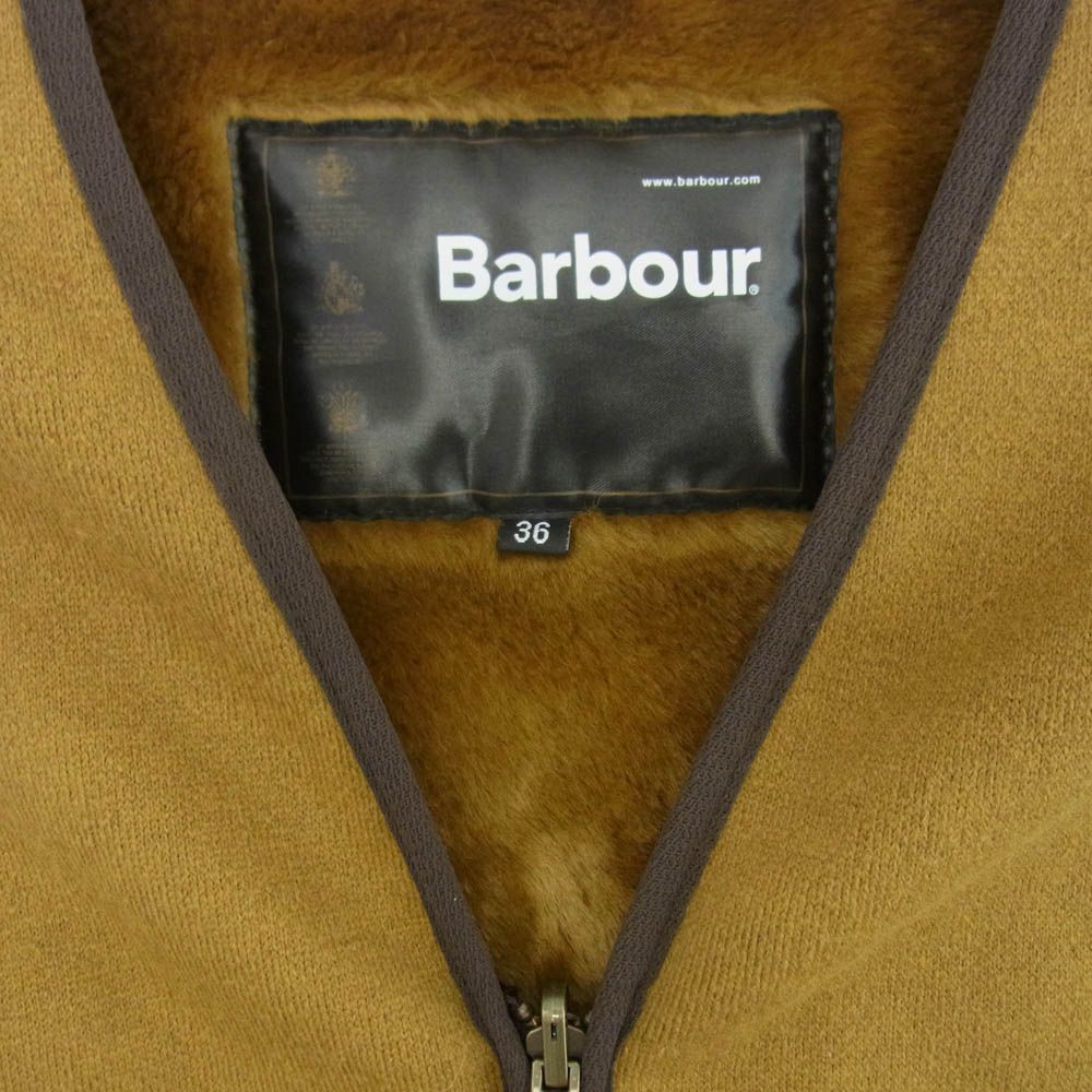 Barbour バブアー 1602078 リバーシブル ジップアップ ファーライナー