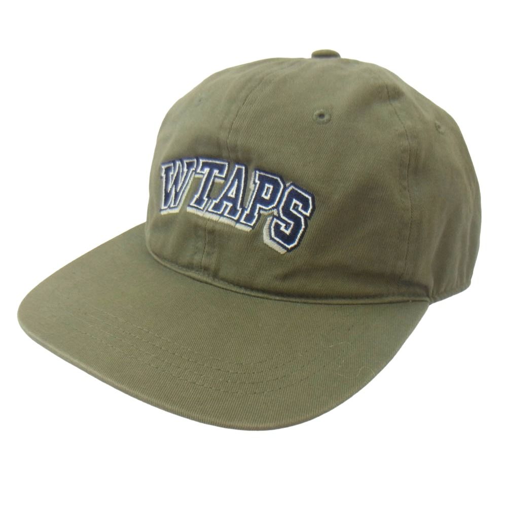 WTAPS ダブルタップス 20SS 201HCDT-HT08 T-6H 03 CAP.COTTON.TWILL ロゴ刺繍 キャップ カーキ系