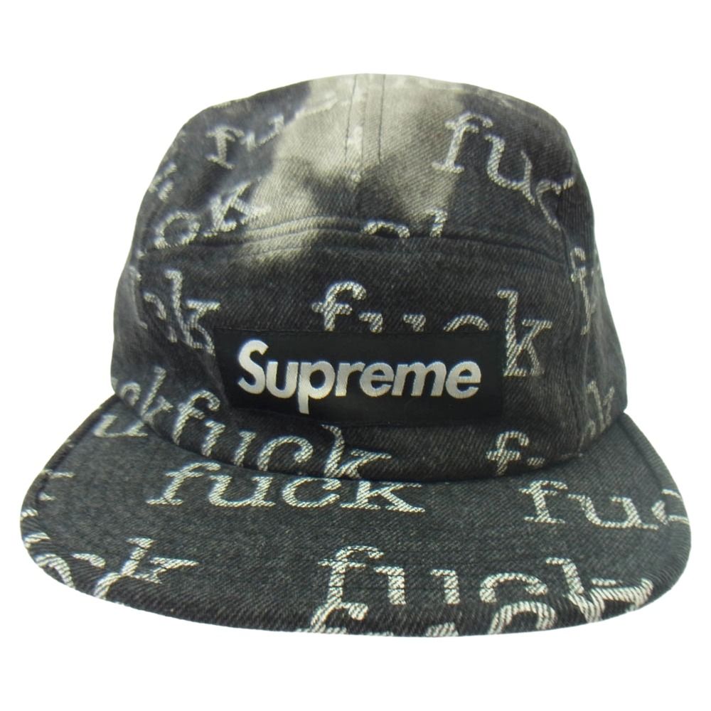 Supreme シュプリーム 13SS Fuck Denim Camp Cap デニム キャンプ