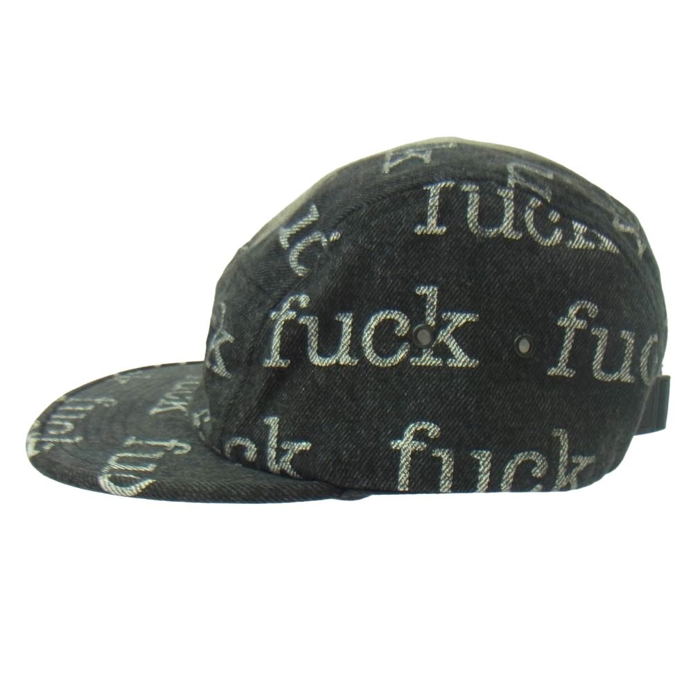 Supreme シュプリーム 13SS Fuck Denim Camp Cap デニム キャンプ