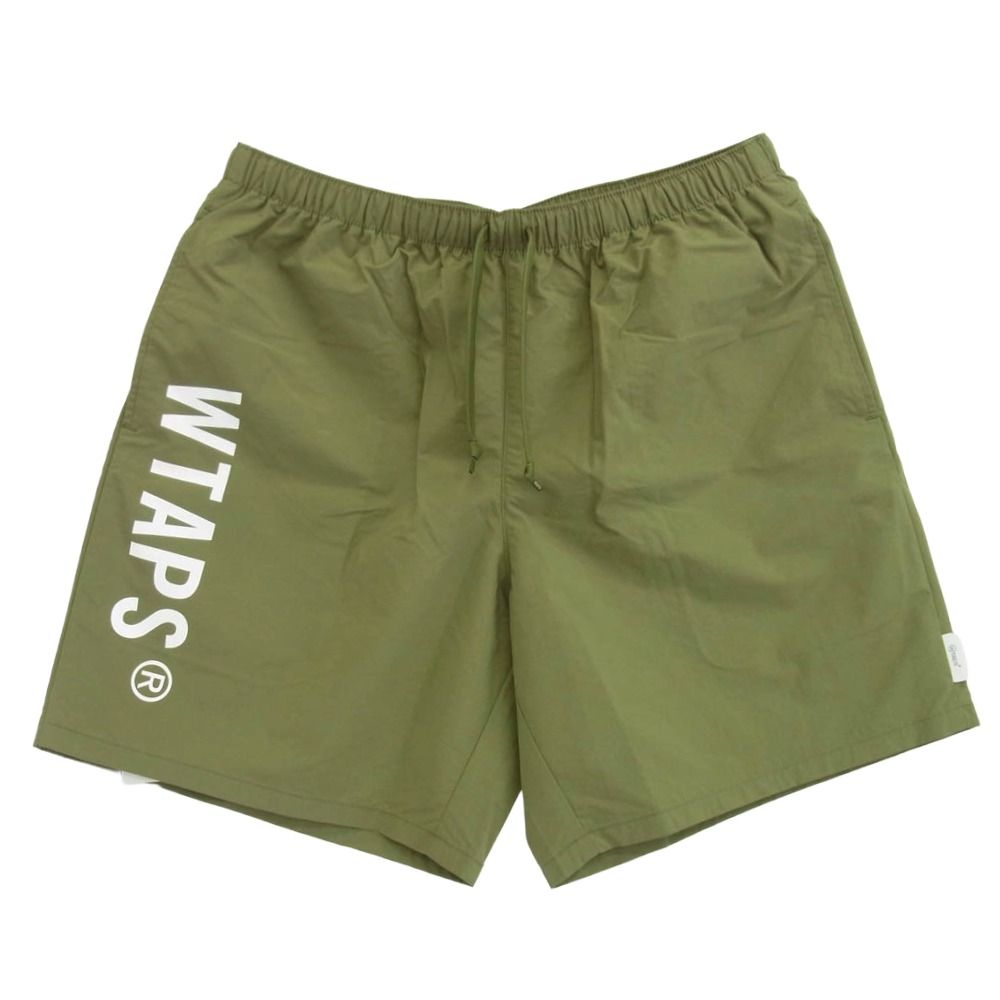WTAPS ダブルタップス 24SS 241CWDT-PTM08 NYLON TUSSAH PERTEX SIGN SHORTS ショーツ ナイロン タッサー パーテックス ショート ハーフ パンツ OLIVE DRAB 3 新古品