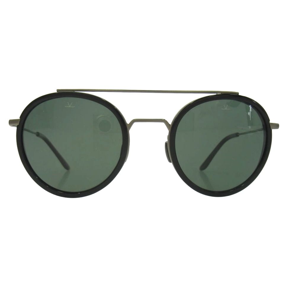ヴァルネ VUARNET VL1613 EDGE ラウンドフレーム ダブルブリッジ サングラス ブラック系