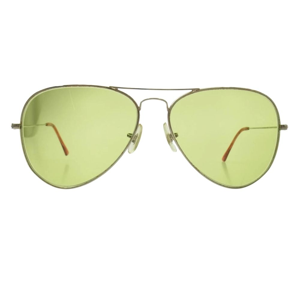 NUMBER N INE ナンバーナイン four ティアドロップ サングラス アイウェア 度入りレンズ イエロー系