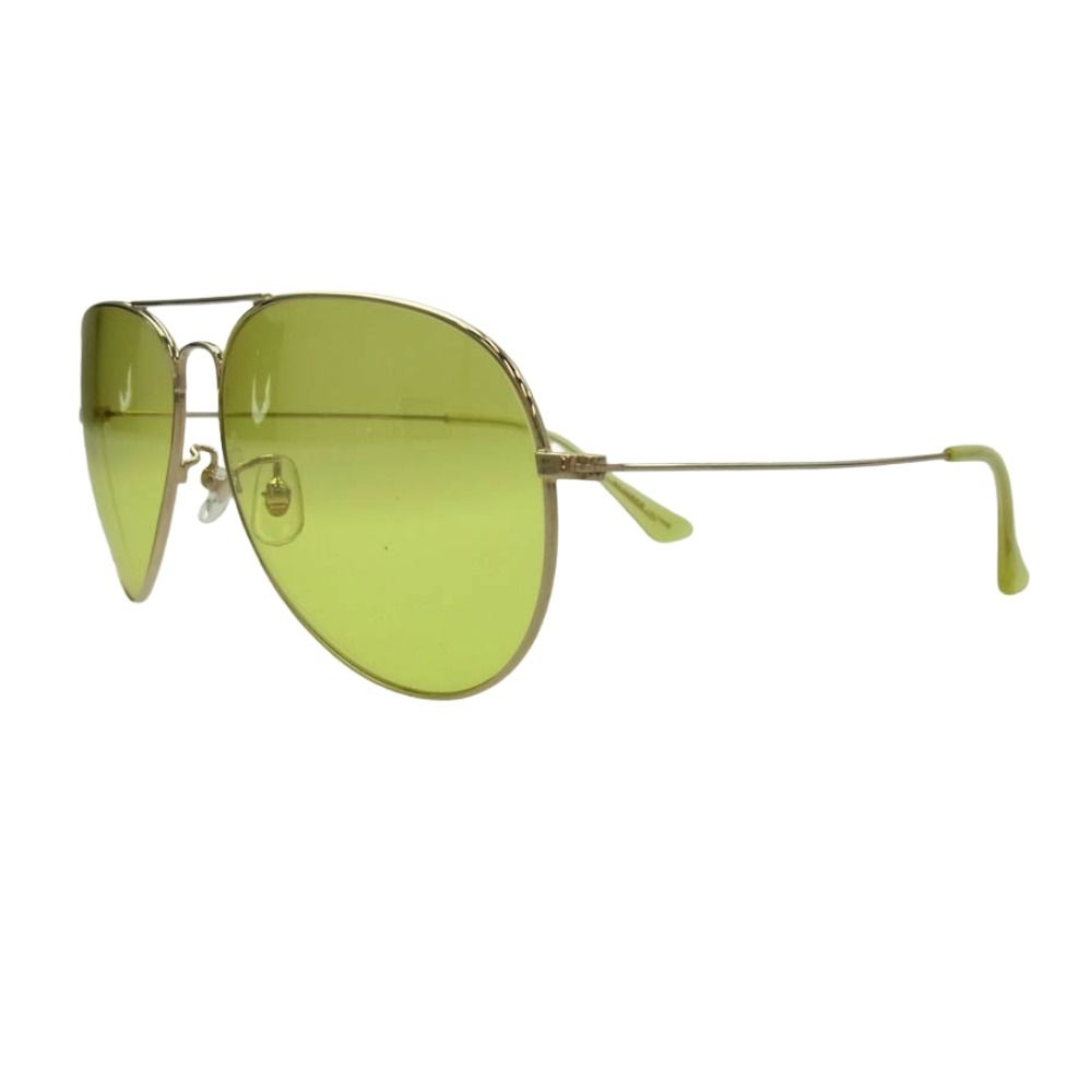 NUMBER N INE ナンバーナイン × GOD SELECTION XXX ゴッドセレクション ティアドロップ サングラス アイウェア イエロー系