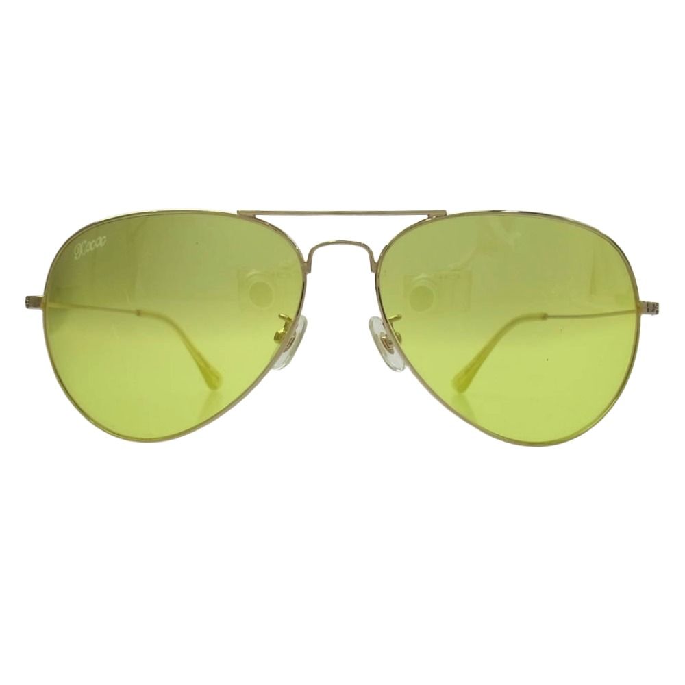 NUMBER N INE ナンバーナイン × GOD SELECTION XXX ゴッドセレクション ティアドロップ サングラス アイウェア イエロー系