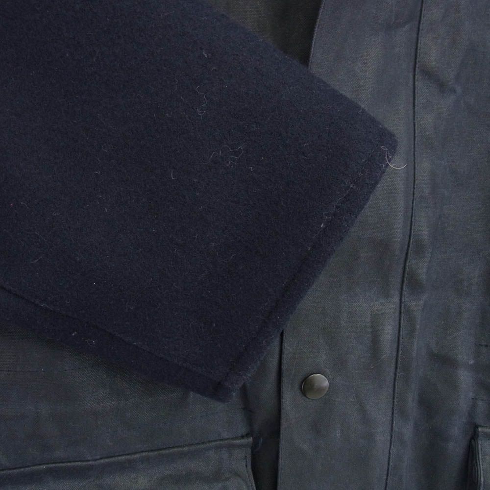 Nigel Cabourn ナイジェルケーボン 10AW 8091130011 英国製 AUTHENTIC LINE BEESWAX CITTON STORM PARKA 裏地チェック 襟コーデュロイ ストームパーカ マウンテンパーカー コート WWW_KANDAIZUMI_COM