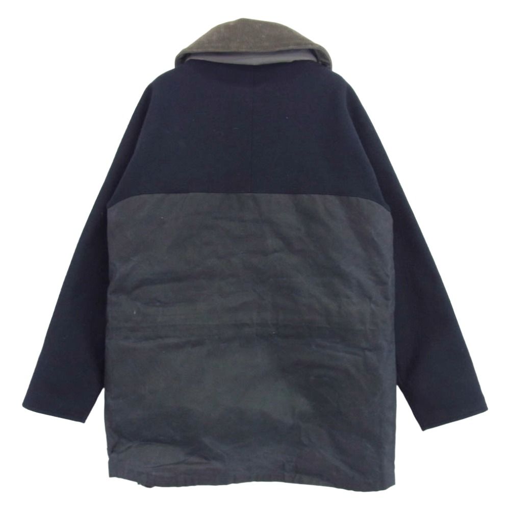 Nigel Cabourn ナイジェルケーボン 10AW 8091130011 英国製 AUTHENTIC LINE BEESWAX CITTON STORM PARKA 裏地チェック 襟コーデュロイ ストームパーカ マウンテンパーカー コート