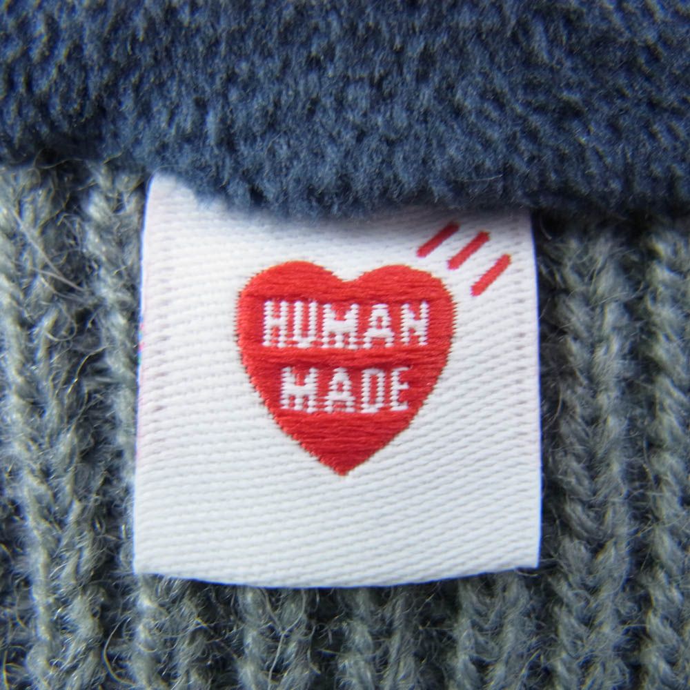 HUMAN MADE ヒューマンメイド Fleece Gloves Navy フリース グローブス 手袋 ネイビー系 グレー系