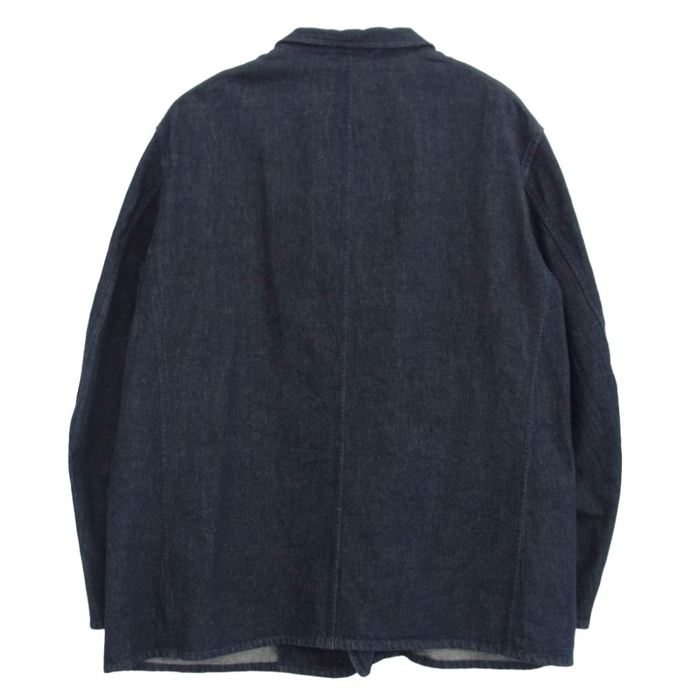 COMOLI コモリ 25SS B01-01023 NAVY DENIM JACKET ネイビー デニム ジャケット テーラードジャケット インディゴブルー系 3