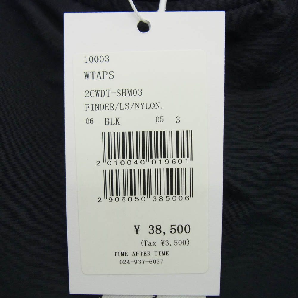 WTAPS ダブルタップス 24SS 242CWDT-SHM03 Finder LS Nylon Tussah