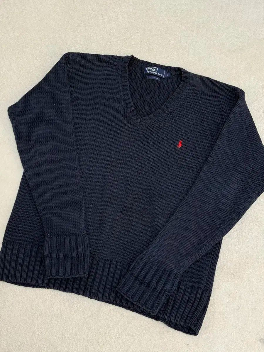  ポロ ラルフローレン ネイビー ニット S 長袖 ニット セーター