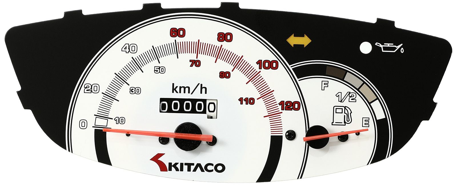 めひこ バイク 新品 キタコ(KITACO) スピードメーター 120KM/H ライブDIO-ZX