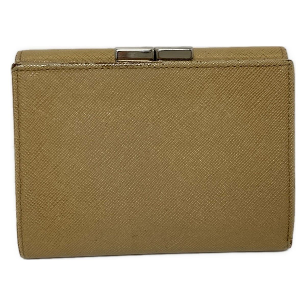 BURBERRY Burberry バーバリー 3つ折り財布 - ライトブラウン レザー