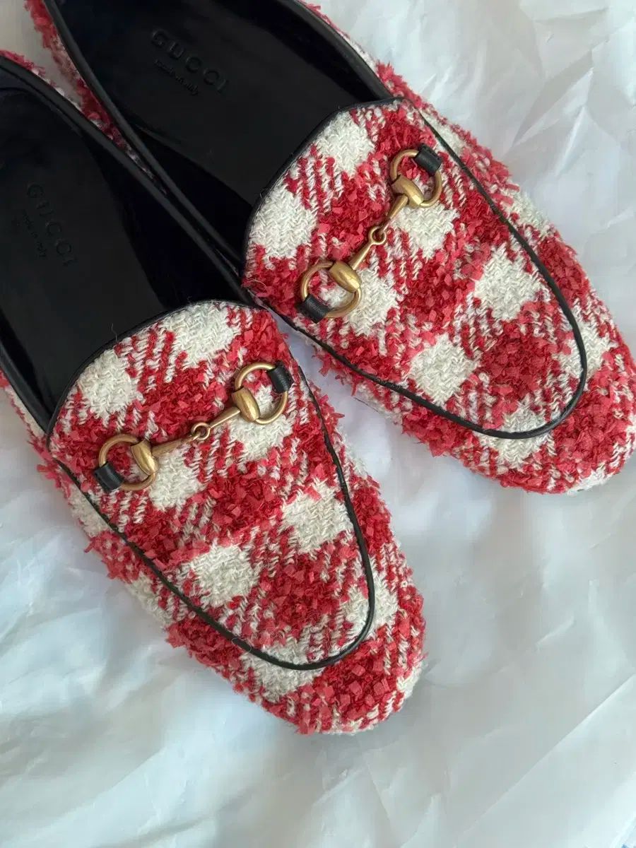 グッチ ツイード ローファー 235