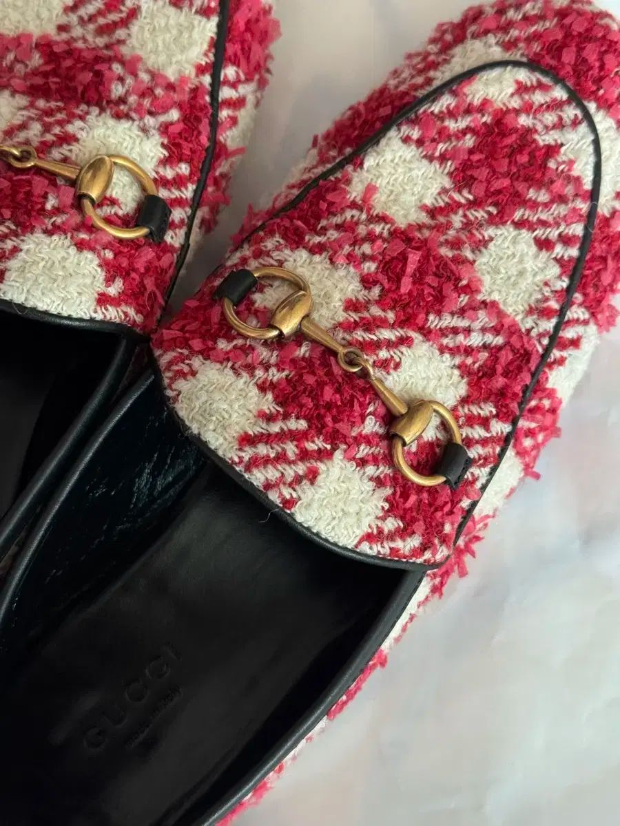 グッチ ツイード ローファー 235