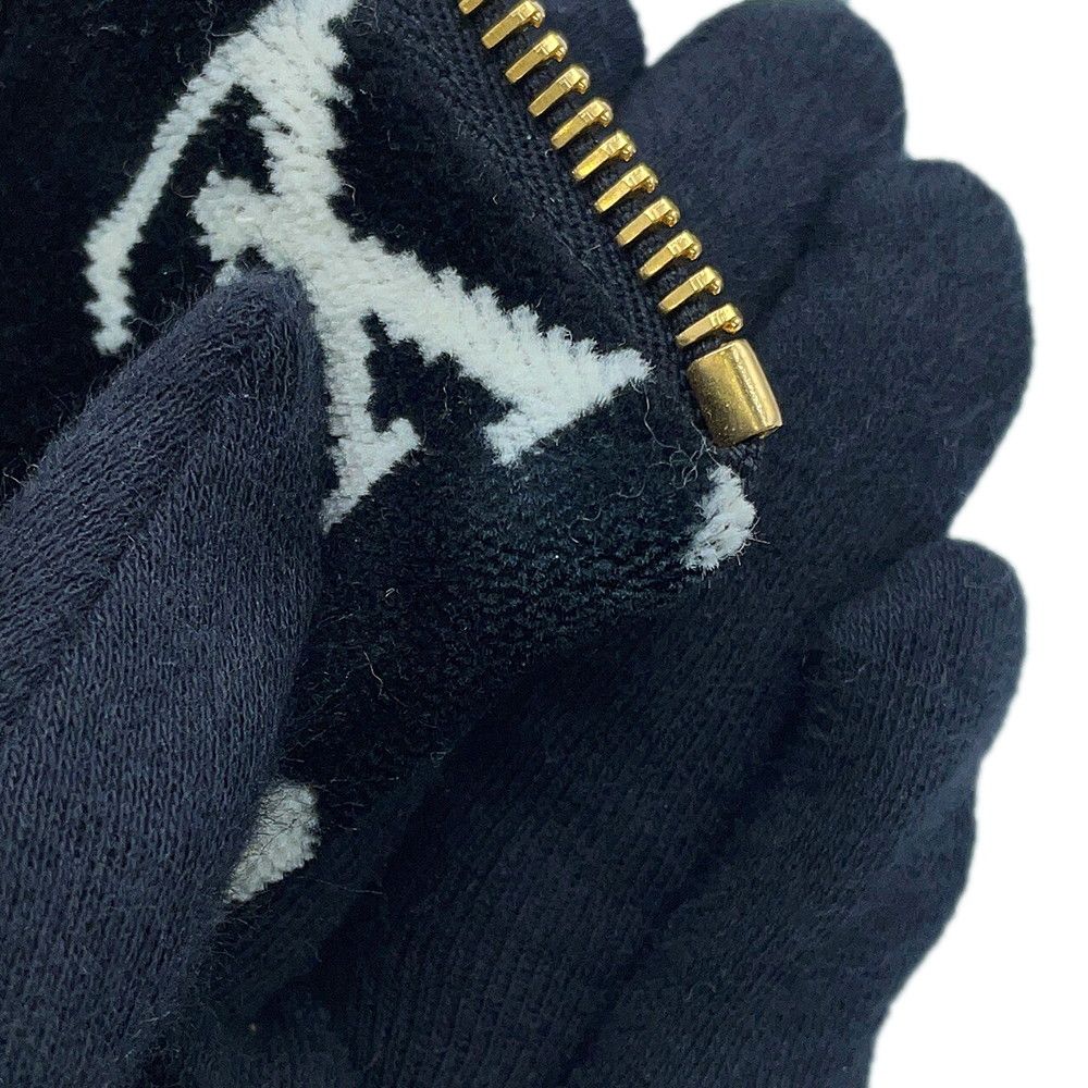 ルイヴィトン ボトムス モノグラム ベロアパンツ コットン レディースサイズXL LOUIS VUITTON ヴィトン 黒 DECORATOM_COM_BR