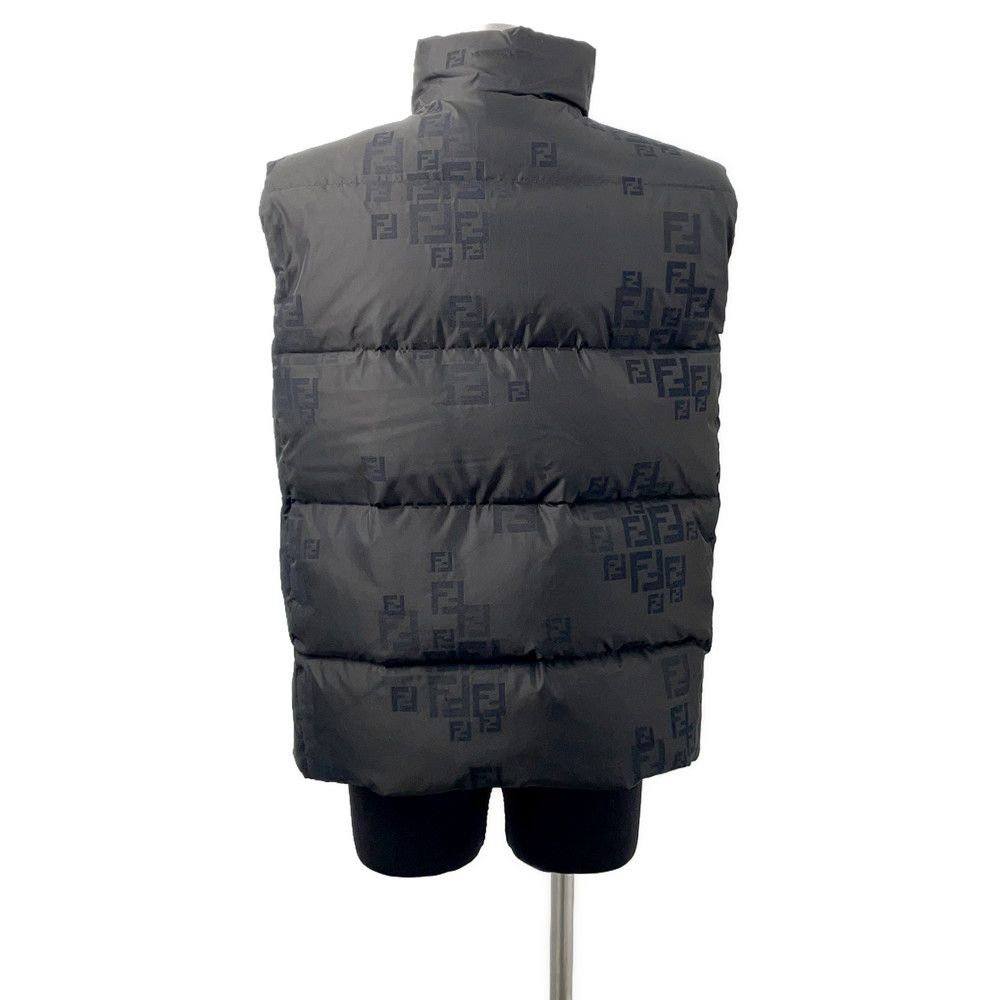 フェンディ ダウンベスト ズッカ メンズサイズ52 FAA694 FENDI
