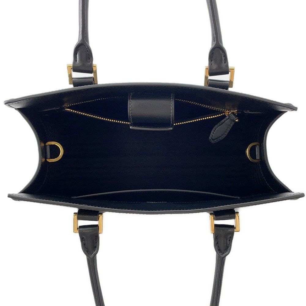 プラダ トートバッグ サフィアーノレザー 1BA227 PRADA 2way 黒 DECORATOM_COM_BR