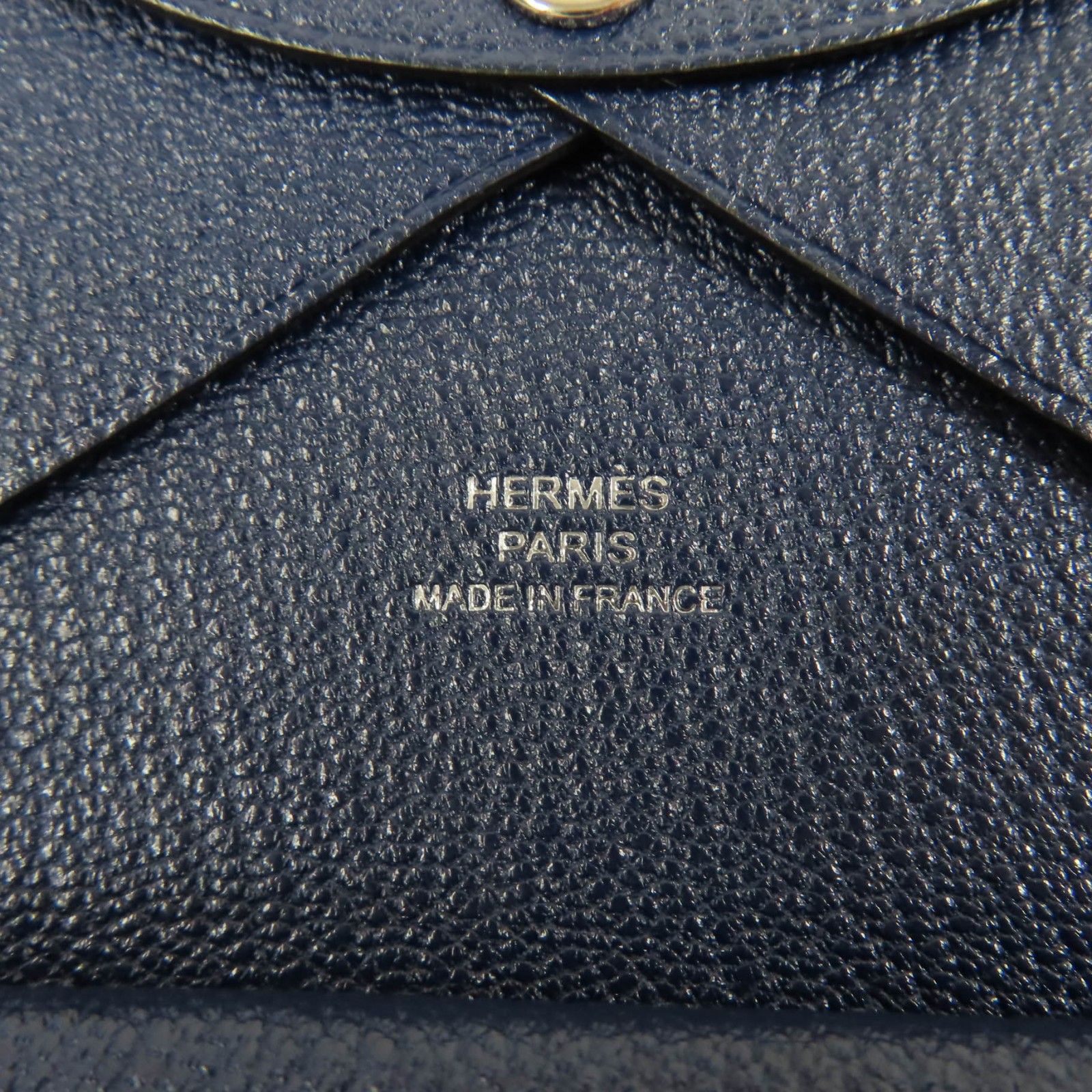 未使用品☆HERMES エルメス カルヴィ デュオ シェーブル ブルーニュイ