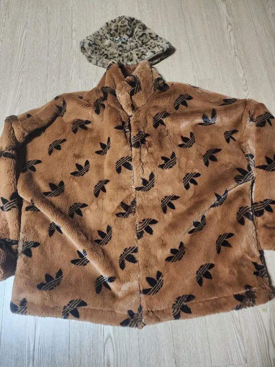 アディダス ファー ジャケット 2XL ファー バケットハット