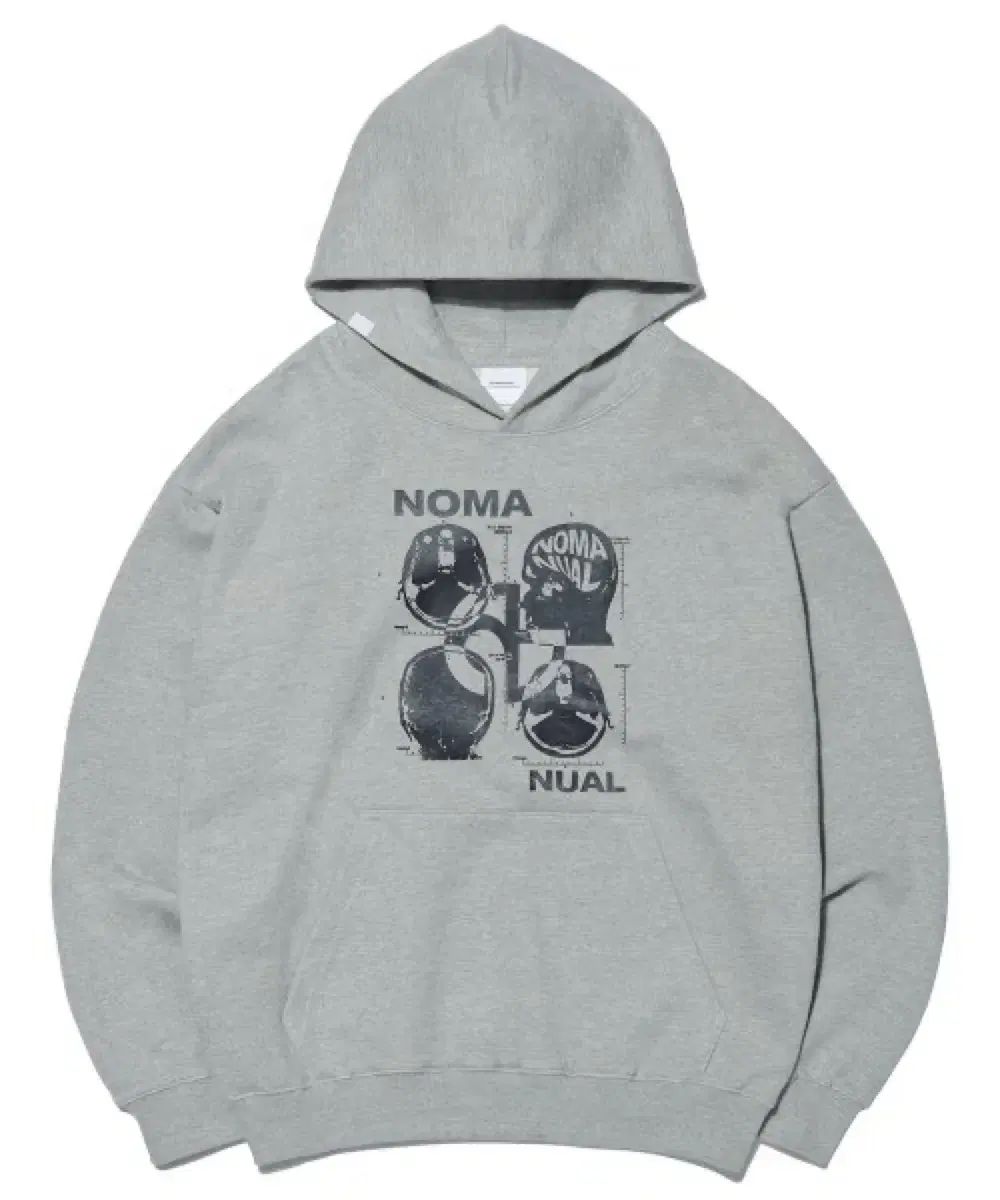 ノーマニュアル MRI フーディー Tシャツ melange