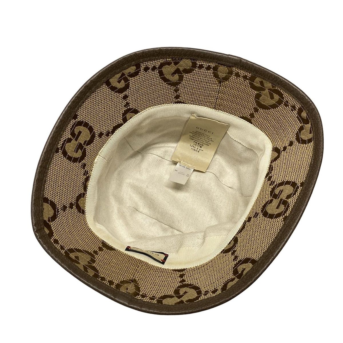 gucci ハット　帽子 GUCCI(グッチ) ハット M 57cm ジャンボGG 681256 キャメル×エボニー