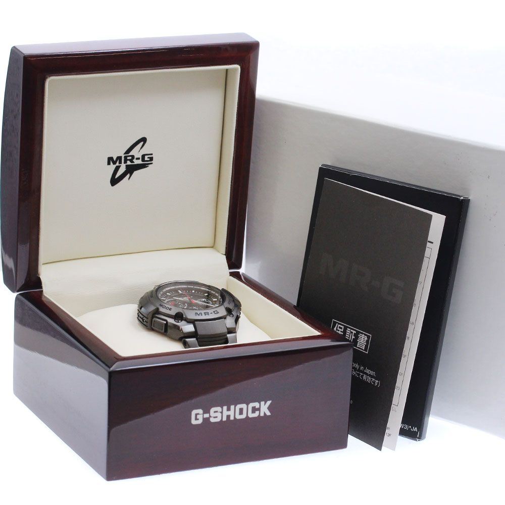 カシオ CASIO MRG 8100 B 1 AJF Gショック MR G ソーラー メンズ 箱 保証書付き_917626