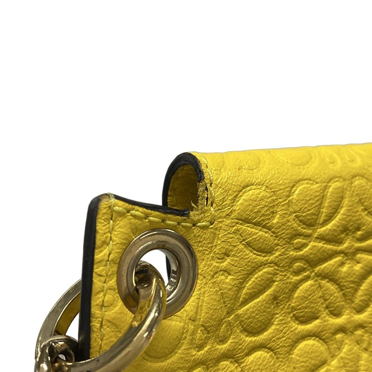 イエロー チェーンショルダー