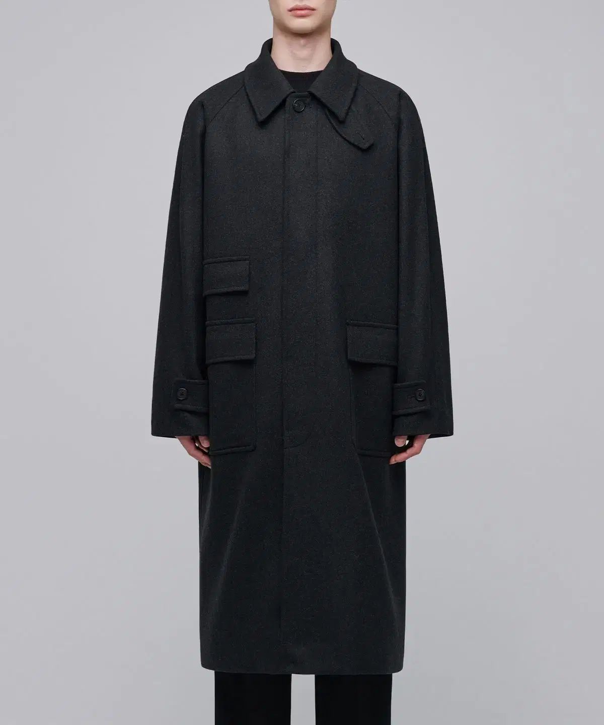 MUSINSA STANDARD MTR バルマカーン コート チャコールグレー M サイズ