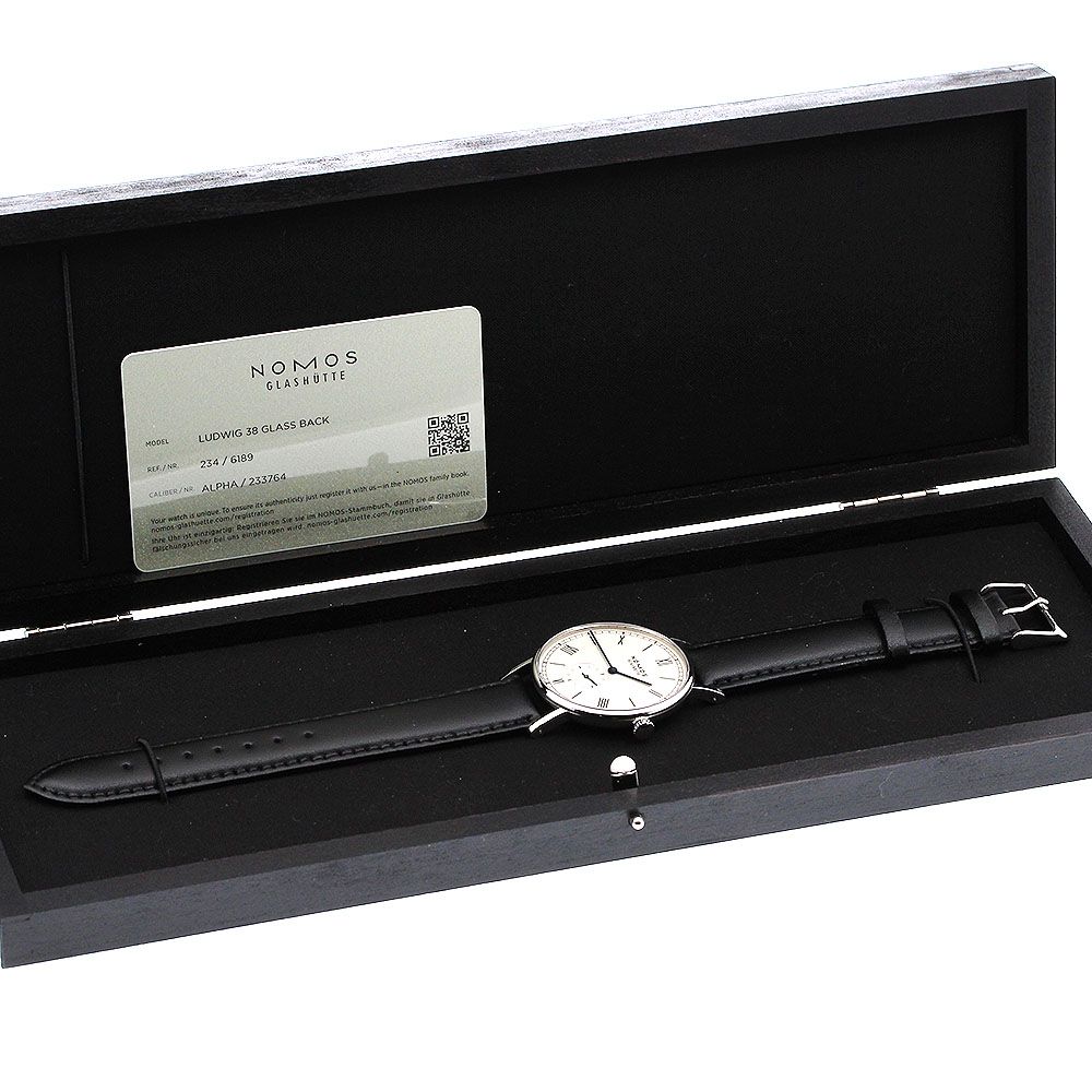 ノモス NOMOS 234 ラドウィッグ スモールセコンド 手巻き メンズ内箱 保証書付き_916761