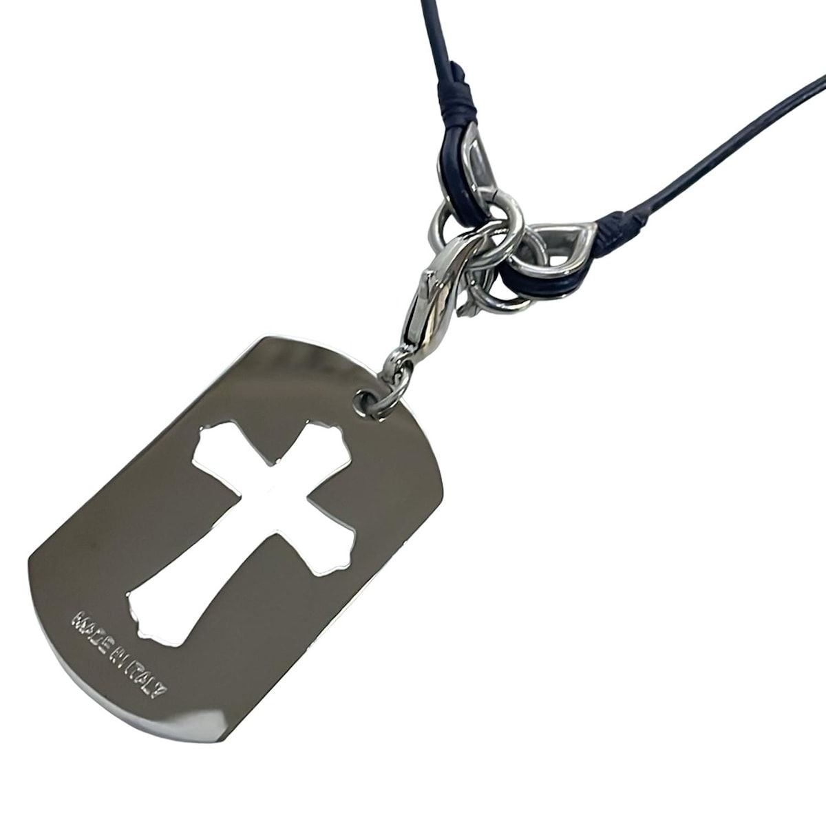 黒×シルバー クロス