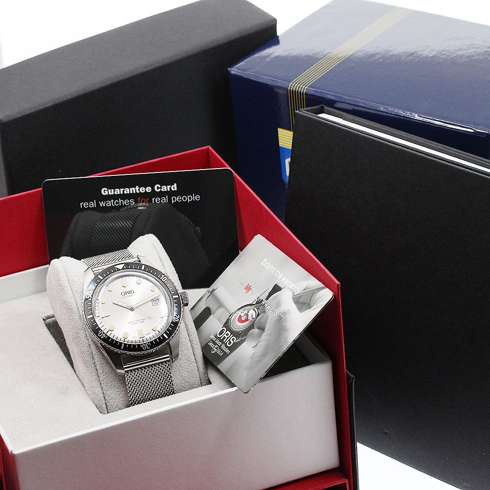 オリス ORIS 7720 ダイバーズ65 デイト 自動巻き メンズ箱 保証書付き_916612