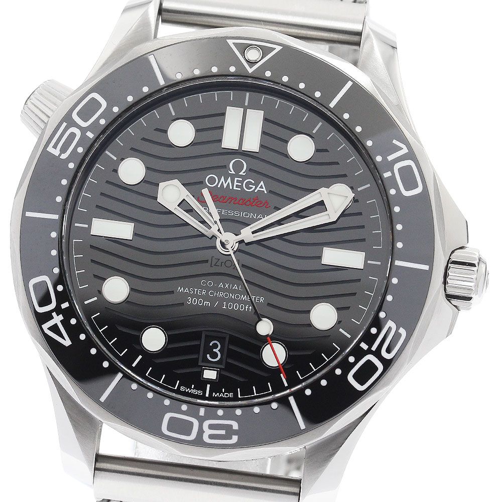 未使用 オメガ シーマスター300 ダイバー ホワイト 42mm 付属品完備 