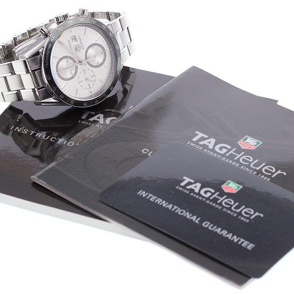 タグホイヤー TAG HEUER CV 2011 カレラ クロノグラフ 自動巻き メンズ保証書付き_914608