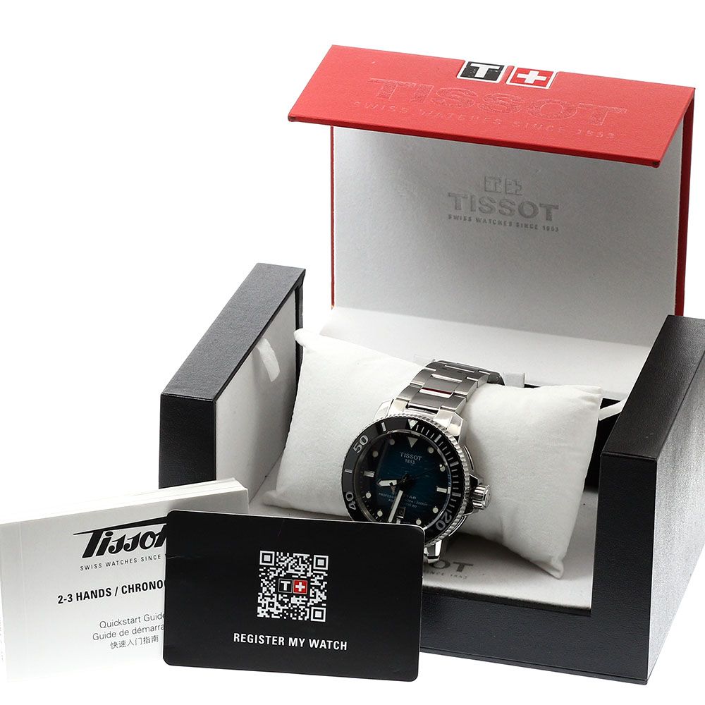 ティソ TISSOT T 120 607 11 041 00 シースター 2000 プロフェッショナル デイト 自動巻き メンズ 箱 保証書付き_914824