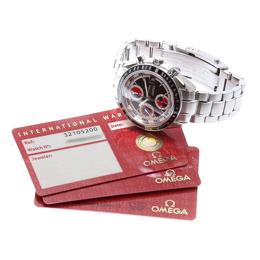 オメガ OMEGA 3210 52 スピードマスター デイト クロノグラフ 自動巻き メンズ保証書付き_911283