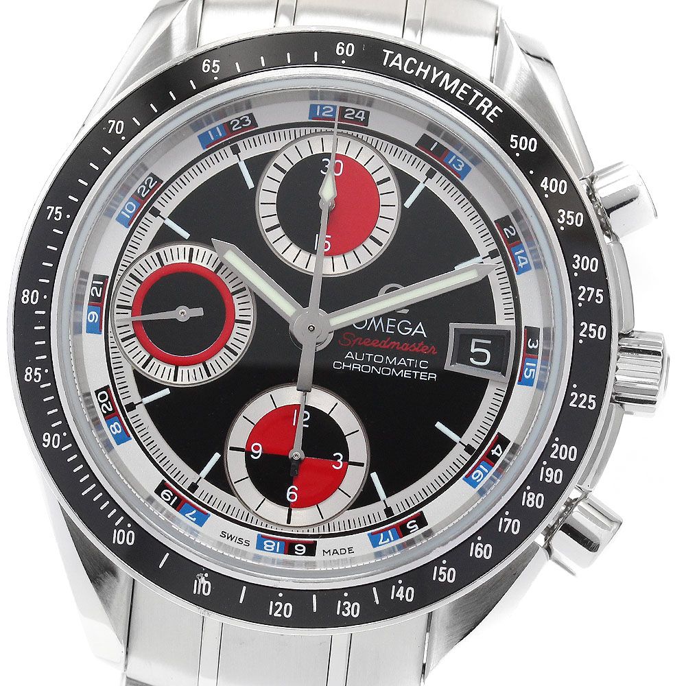 オメガ OMEGA 3210.52 スピードマスター デイト クロノグラフ 自動巻き メンズ保証書付き_911283