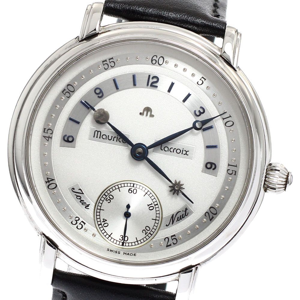 モーリスラクロア MAURICE LACROIX 07769 マスターピース ジュール エ ニュイ スモールセコンド 手巻き メンズ_916690
