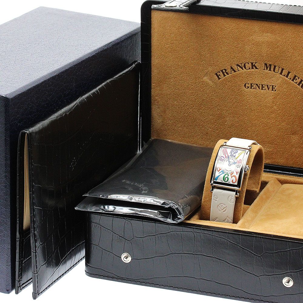 フランクミュラー FRANCK MULLER 902QZCOLDREAMS AC ロングアイランド ドリーム クォーツ レディース箱 保証書付き_917132