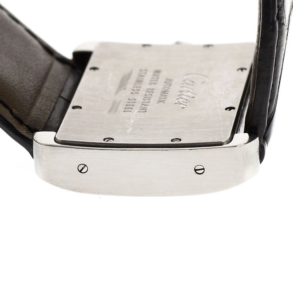  カルティエ CARTIER タンクディヴァン LM 自動巻き メンズベルト _916414 自動巻き時計 腕時計(アナログ)