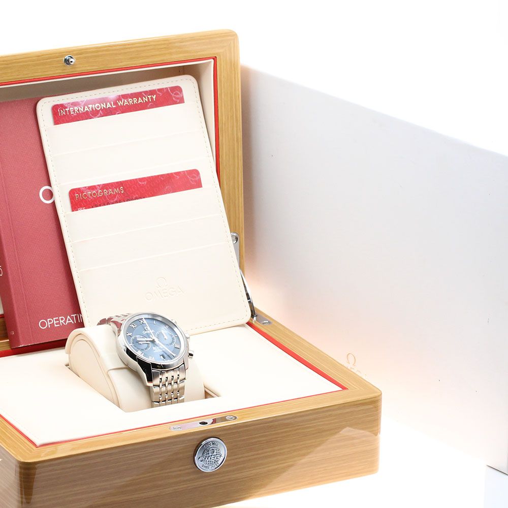 オメガ OMEGA 431 10 42 51 03 001 デビル アワーヴィジョン コーアクシャル デイト クロノグラフ 自動巻き メンズ箱 保証書付き_913568