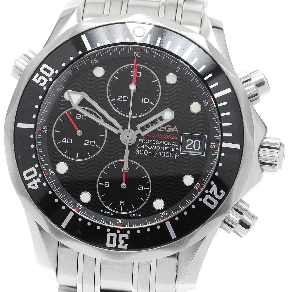 オメガ OMEGA 213.30.42.40.01.001 シーマスター プロダイバーズ 300M デイト クロノグラフ 自動巻き メンズ保証書付き_914447