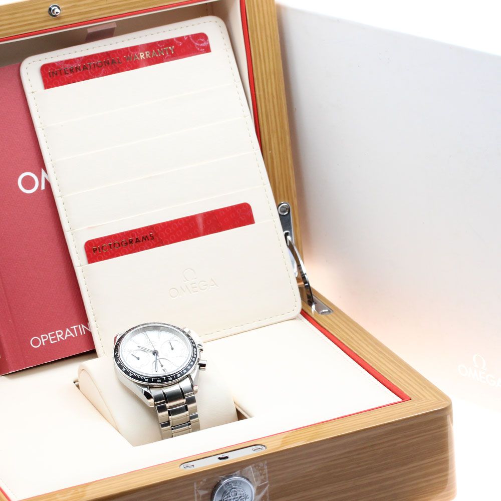 オメガ OMEGA 326 30 40 50 02 001 スピードマスター レーシング デイト クロノグラフ 自動巻き メンズ箱 保証書付き_912802