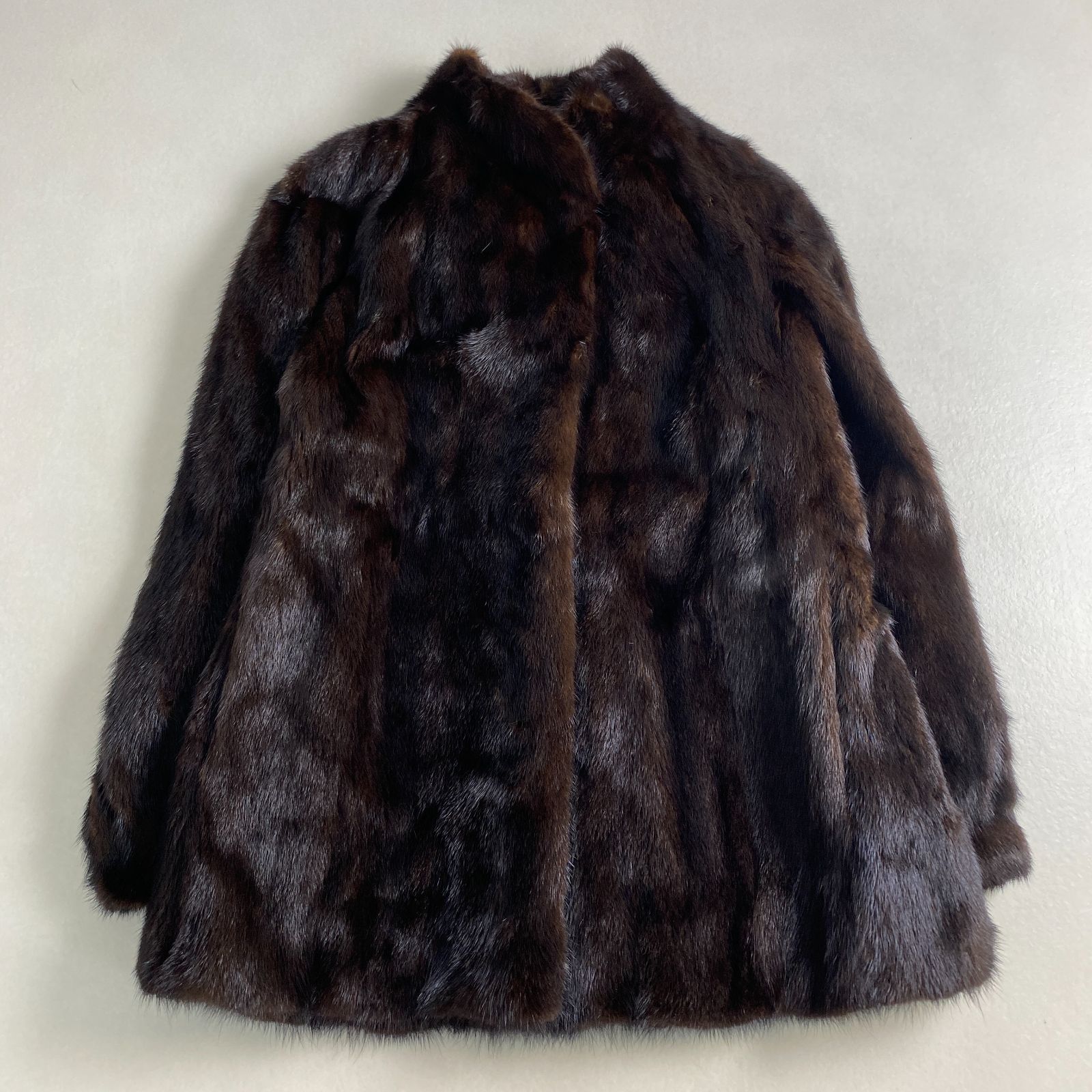毛皮コート SAGA MINK 上質 ミンク ボリューム ブラウン 11 L相当