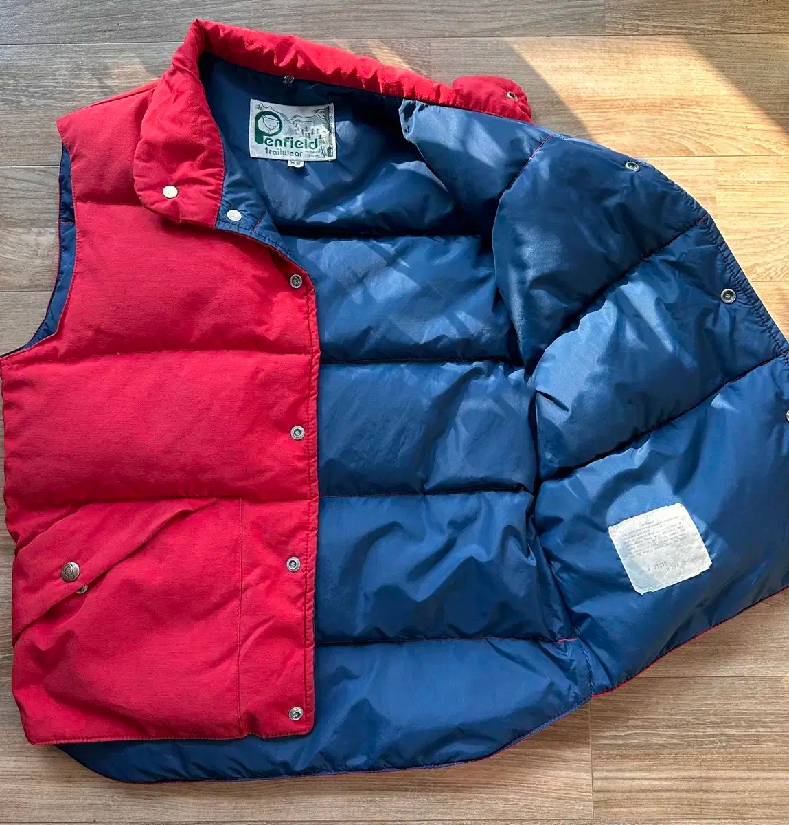  80 s made in usa ファンフィールド ダウン パファー ベスト ベスト ジレ ベスト ジレ ビスチェ