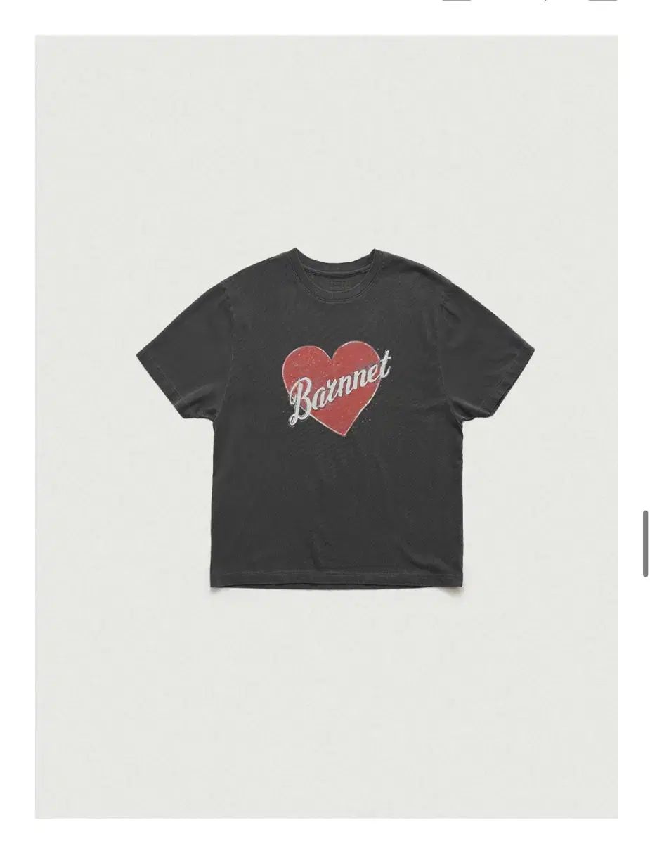  ザ バーネット Heart Logo Pigment T-Shirt 半袖(Tシャツ) Tシャツ カットソー